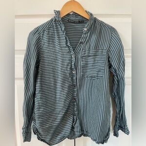 Women’s Gudrun Sjoden Striped Blue Collared Shirt